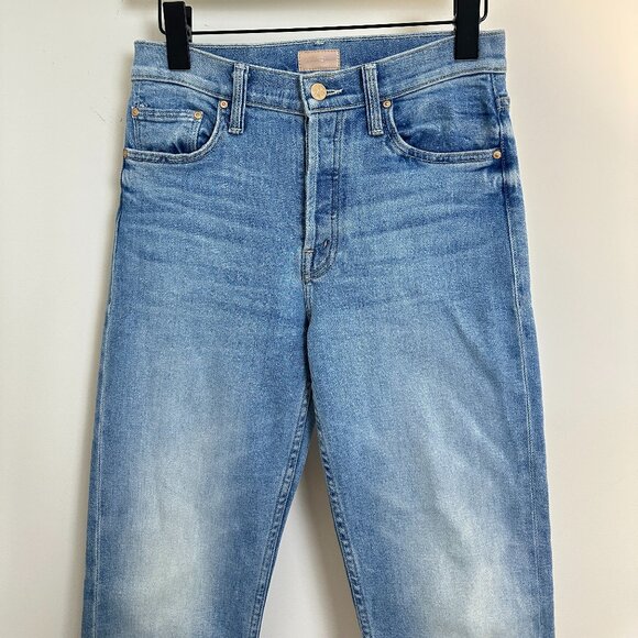 MOTHER The Tomcat Ankle Fray in Wash Kitty Corner Size US 25 - Picture 5 of 14